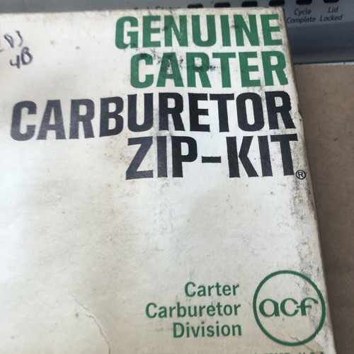 1959-61 CHEVROLET CARTER 283 4 Barrel Carburetor Kit In Box 902-168 - Bild 5 von 5