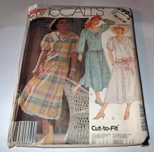 MCCALL'S PATTERN 2993 ~ MISSES DRESS & PETTICOAT ~ SIZES 12 - 14 - 16 *UNCUT