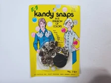 Vintage E-Z KANDY SNAPS 1970's Brown Color Western Style 8 Sets Retro No. 737