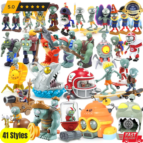 Plants vs Zombies Action Figure Toys Gift Set Kids Toy Amine Zombie Figures Game