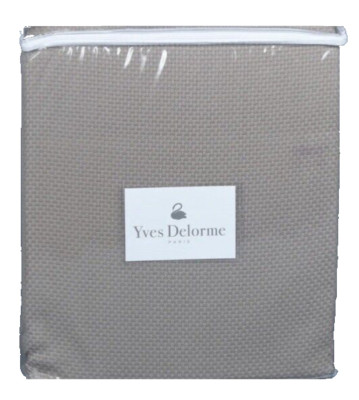 YVES DELORME PARIS~ Bedcover~Coverlet~MAILLON~PLATINE~100% Cotton~beige~NWT~