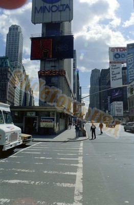 Vtg 35mm Color Negative Times Square NYC Color Minolta TDK Maxell M-599