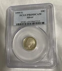 1995 -S ROOSEVELT DIME SILVER PROOF GRADED PCGS PR69DCAM