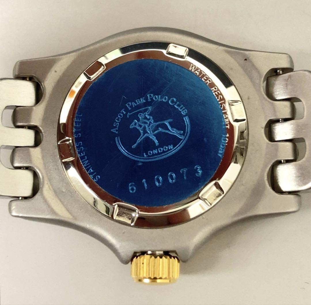 Ascot Park Polo Club Quartz Watch Apc-34L | eBay