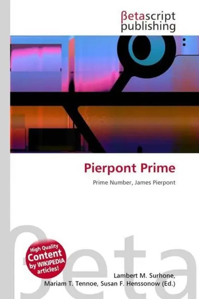 Lambert M. Surhone (U. A.) | Pierpont Prime | Taschenbuch | Englisch (2026)-image