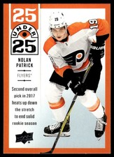 2018-19 Upper Deck 25 Under Nolan Patrick #U25-13