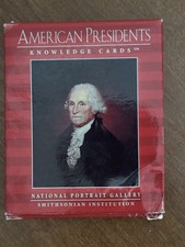 American Presidents Knowledge Cards. 48 Cards of The First 41 Presidents . EXC