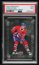 2024-25 Upper Deck Series 2 Fluorescence Green 11/15 Lane Hutson PSA 9 MINT 1m83