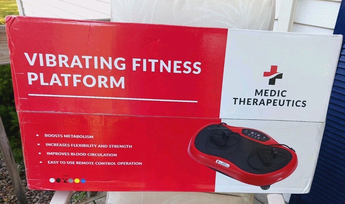 Medic Therapeutics Vibrating Fitness Platform Brand New Factory Sealed