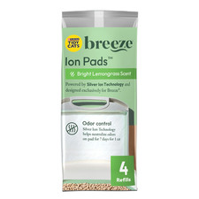Purina Breeze Bright Lemongrass Scented Ion Cat Litter Pads Refill Pack