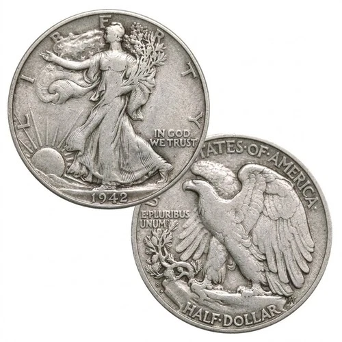 Walking Liberty Half Dollar 90% Silver Random Date