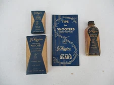 J.C. Higgins Tips For Shooters Booklet, Gun Oil & Patches Sears, Roebuck & Co.