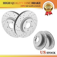 320mm Front 302mm Rear Drilled Disc Rotors fo...
