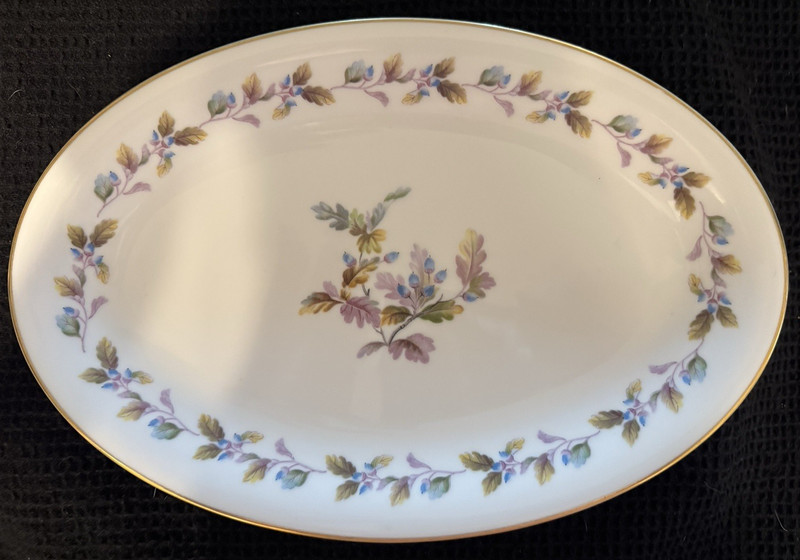 Noritake #5173 Oakwood, Oval Serving Platter, 12"  X 8 1/4" Colorful Floral