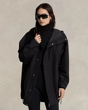 NWT $498 RLX RALPH LAUREN WATER RESISTANT HOODED POLO BLACK JACKET SIZE L