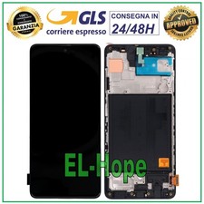 DISPLAY LCD TFT + FRAME PER SAMSUNG GALAXY A51 SM A515 A515F TOUCH SCREEN VETRO