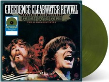 CREEDENCE CLEARWATER REVIVAL - 2-LP - GREATEST HITS - GREEN EXCLUSIVE LP'S - NEW