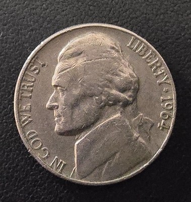 1964-D Nickel Error Coin DDO See Photos