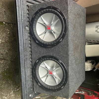 KICKER 07CVR124 12 inch One Way Car Subwoofer And Box 713034027683|