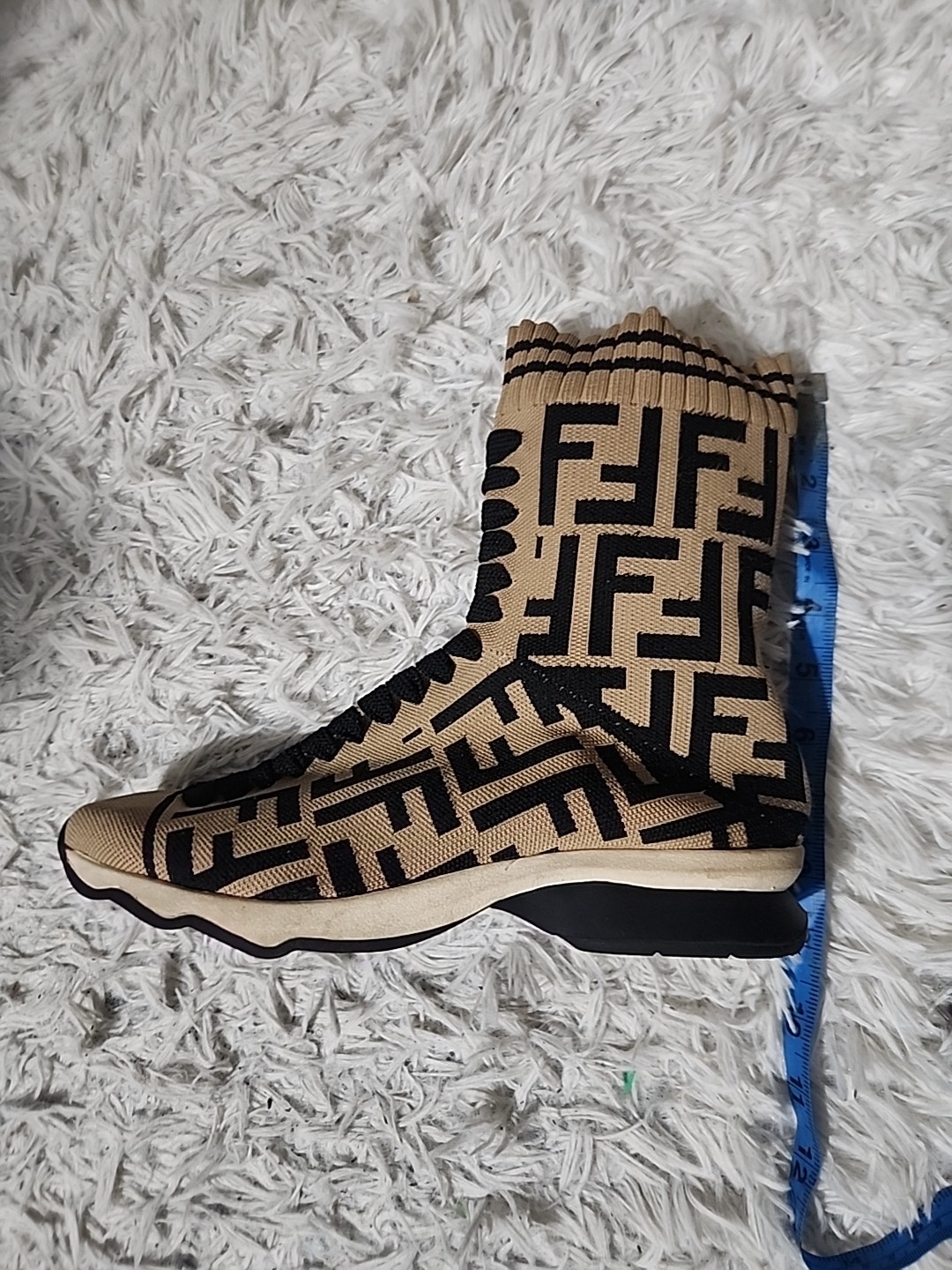 Fendi FF Operwork Runway Women Sock Sneakers thumbnail 8