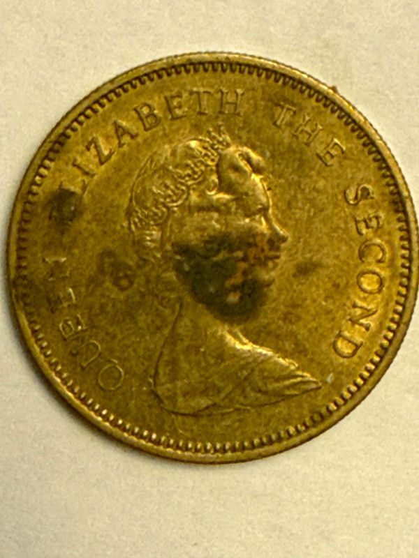 Hong Kong - 1978 50 Cents Coin - Queen Elizabeth II - Free Shipping!