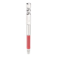 "TT25 Torx-Schraubendreherbit 1/4\" 3\" Magnetisch Mit Lochspitze"
