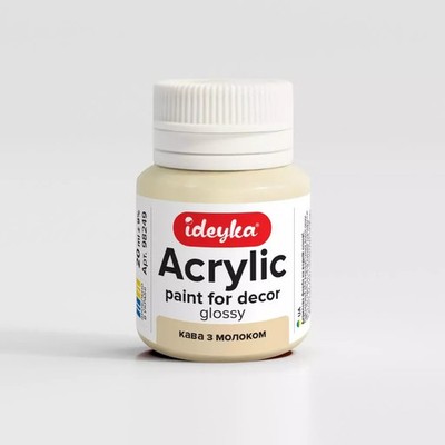 4820143943561 Farba akrylowa Kawa z mlekiem 20ml Ideyka