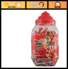 Fruity Lollipops with Bubble Gum Center - 100...