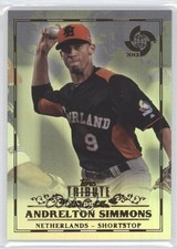 2013 Topps Tribute WBC Andrelton Simmons #8 4u8