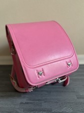 Japanese Pink School Backpack Randoseru - Gently Used, Durable, Cosplay, Kawaii