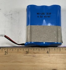 Ni-MH 4.5v Three x AA battery pack 2-pin 2400mAh