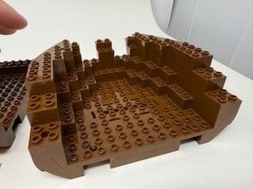 Lego 6285 Black Seas Barracuda Boat Hull 2557c03 - 2559c03 - 2560 Schiffsrumpf