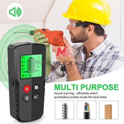 5in1 Stud   Wall Metal Detector Backlight AC Live Wire Scanner Wood Checker #qm
