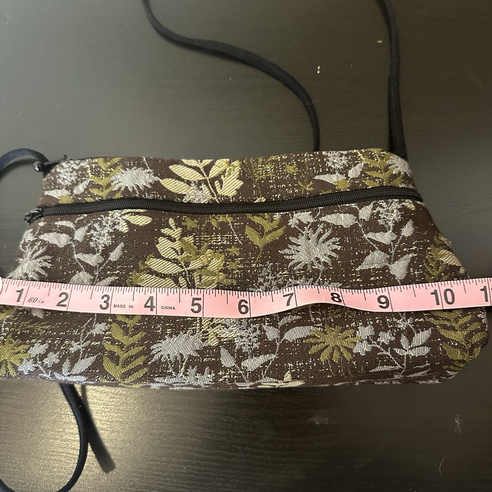 Maruca Designs Crossbody Leaf Pattern Boulder Col… - image 5