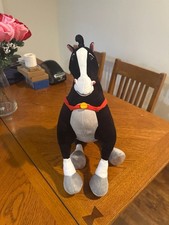 Disney Store Mulan Khan Horse Plush Stuffed Animal with Saddle