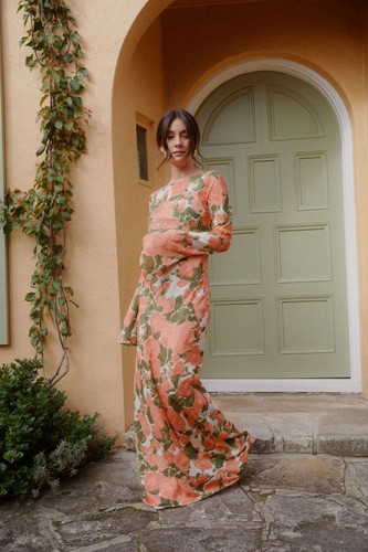 Peony Swimwear Memento Maxi Dress in Rosette