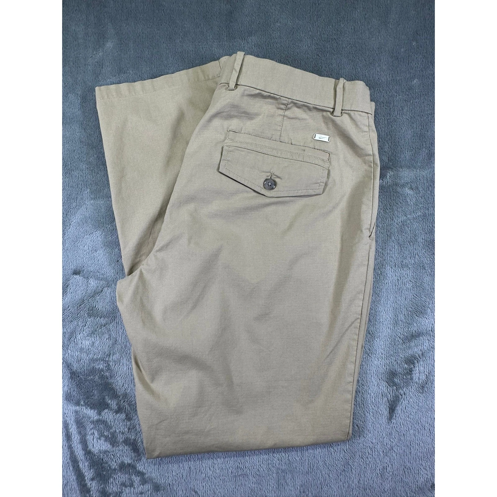 Nike Dri-FIT Standard Fit Chino Pants Mens 35x30 Khaki Beige BV0276-297 Golf