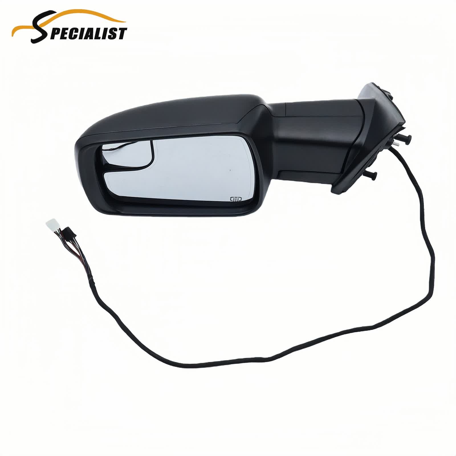 10-Pins Black Left Side Power Mirror Textured For 2019-2024 Ram 1500 68462769AB thumbnail 3