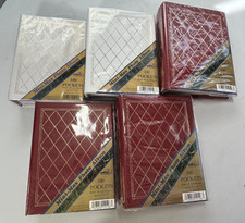Lot of 5 Pioneer Mini Photo Picture Album Book Up to 4" x 6" NEW WHITE  RED