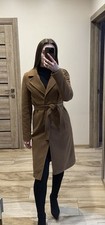 Women Coat Brown Other Material 36