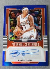 2023-24 Contenders Optic - Perennial Contenders Blue Autographs Bradley Beal /75