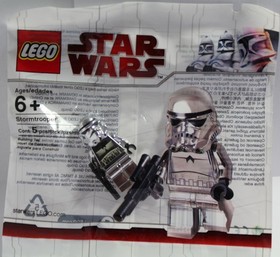 LEGO Star Wars Chase Mini Figure Limited Edition Chrome Stormtrooper with Blaste