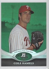 2011 Bowman Platinum Green Cole Hamels #83 0b5