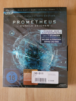 Prometheus - Dunkle Zeichen (+ Blu-ray + DVD + Digit... | DVD | Zustand sehr gut
