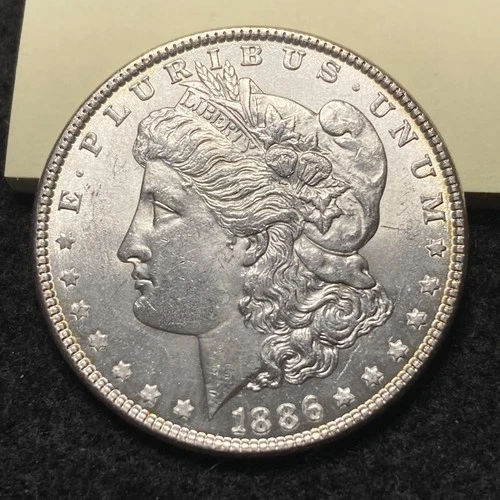 1886 P  Morgan Silver Dollar $1 AU/BU MS++ Beautiful Higher Grade