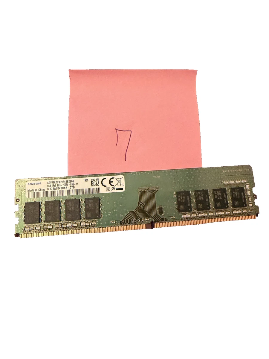 Samsung PC4-21300 (DDR4-2666) Bus Speed Computer RAM 8 GB Capacity