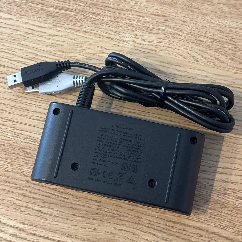 OEM Nintendo Gamecube Controller USB Adapter for WiiU and Switch WUP-028 Japan - Image 3 of 4