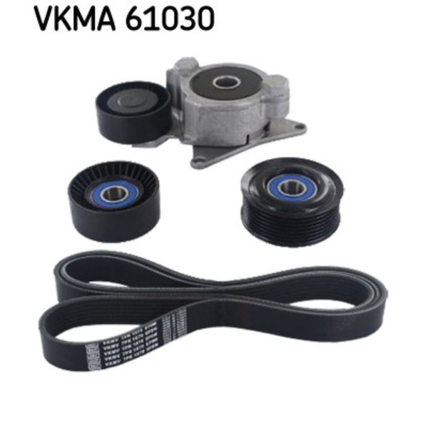 Keilrippenriemensatz Skf Vkma 61030-image