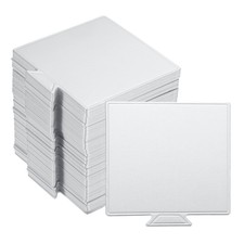 200 Pezzi Mini Tagliere per Torte, Mousse Cake Cartoni Quadrati Basi per Torte (Tono Argento)