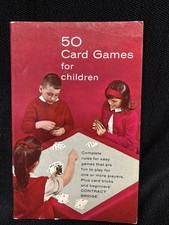 50 Card Games for Children by Vernon Quinn 1946 PB Easy Games, Tricks, & Bridge